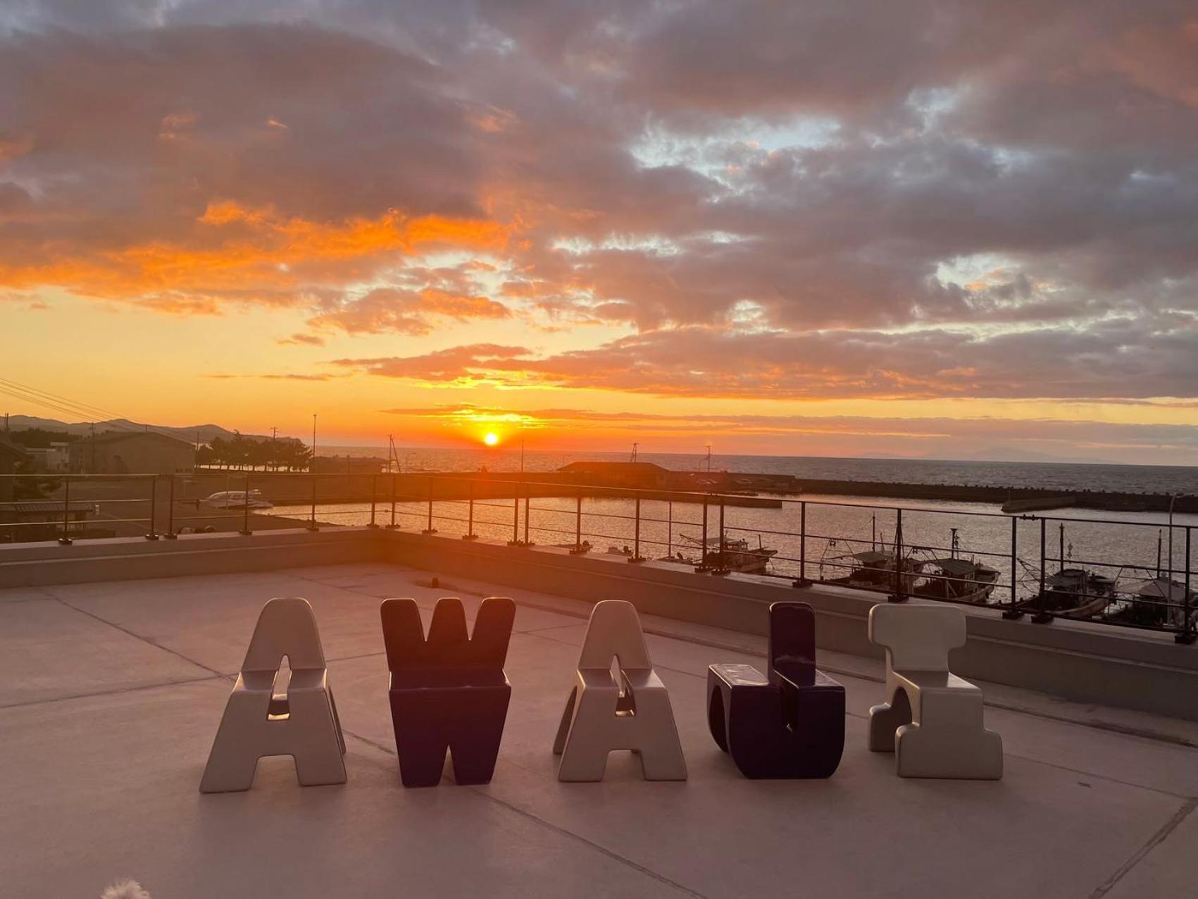 Yiyi Villa Awaji 淡路島西海岸夕日百選のvilla Bbq釣りゴルフ Eksteriør billede